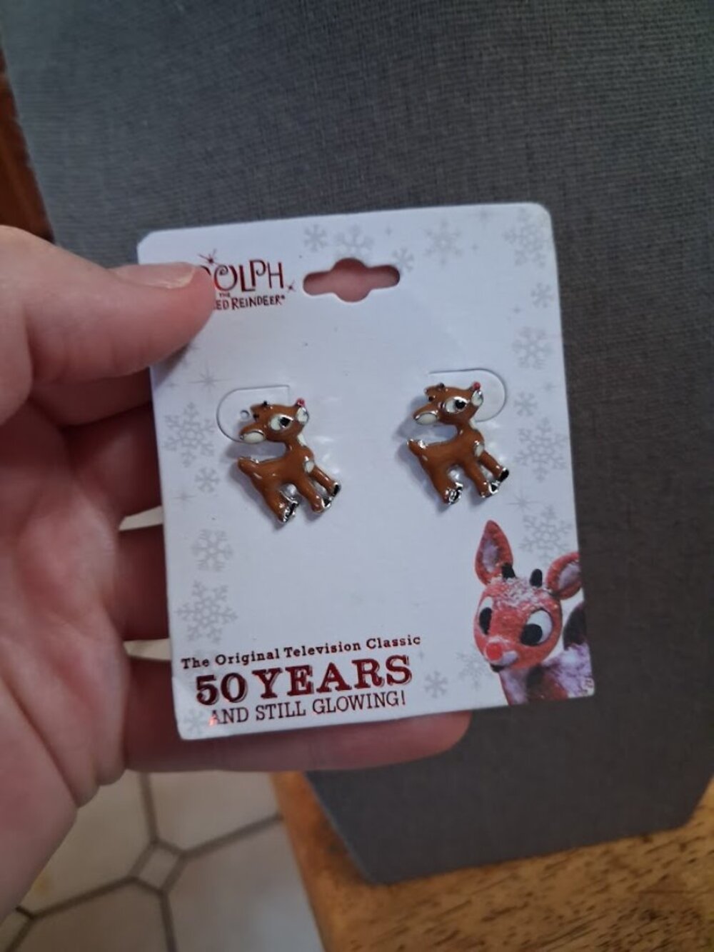 Rudolph stud earrings